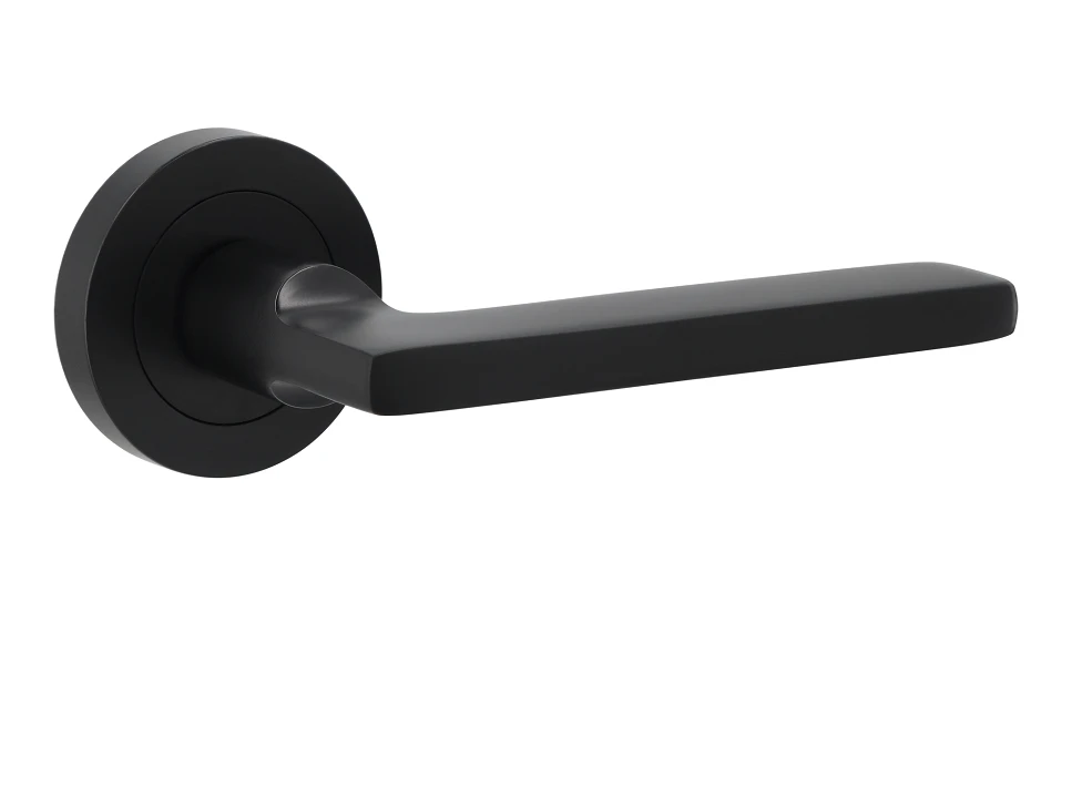 ידית 4001 עגולה שחורה