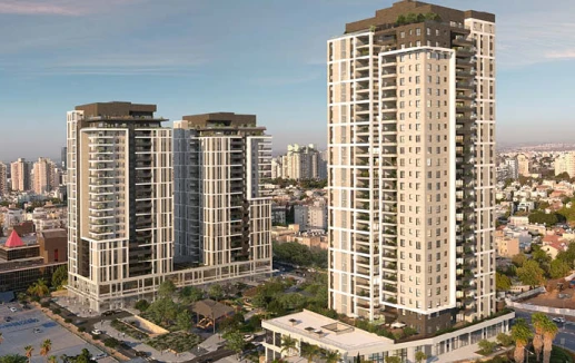 מבט צד, שער העיר, אזורים, גבעת שמואל