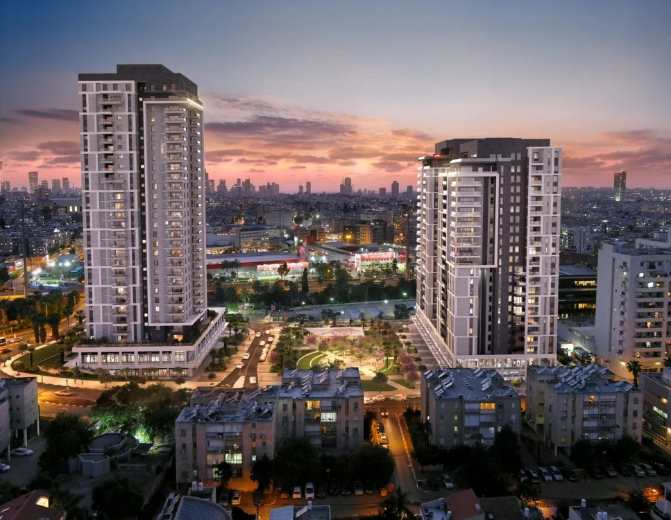 שקיעה, שער העיר, אזורים, גבעת שמואל