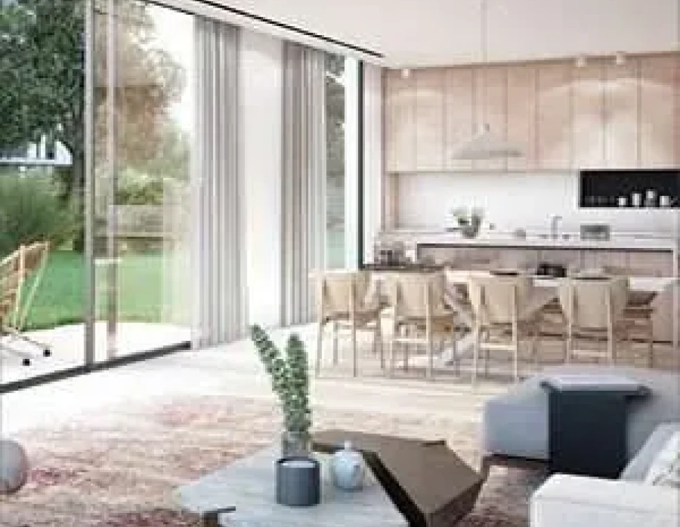 דירת גן עם מטבח בהיר