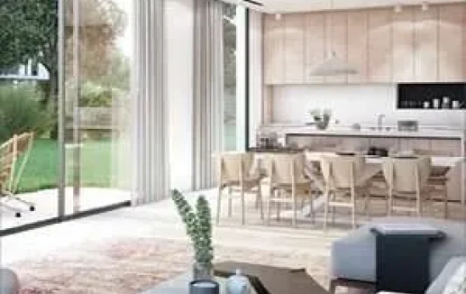 דירת גן עם מטבח בהיר