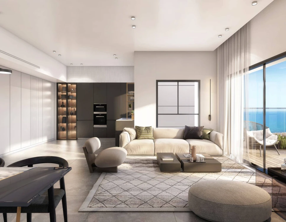 סלון עם נוף לים AQUA SENSE