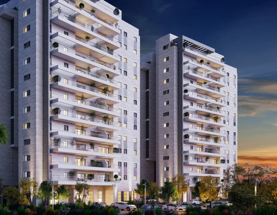 הבניינים מהצד, נאות הדרים ב"ש