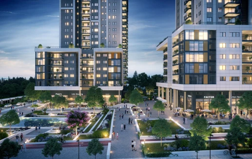 מבט קדמי תחתון של הבניינים, מומנט, בת ים