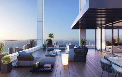 מרפסת של הבניינים, מומנט, בת ים