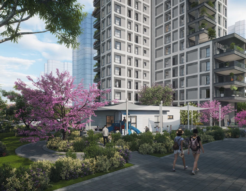 מבט תחתון, סביוני גארדנס נתניה