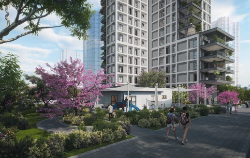 מבט תחתון, סביוני גארדנס נתניה