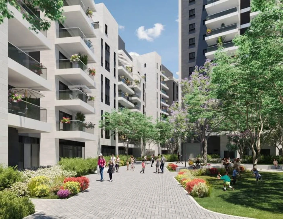 כניסה למתחם, שכונת הגפן