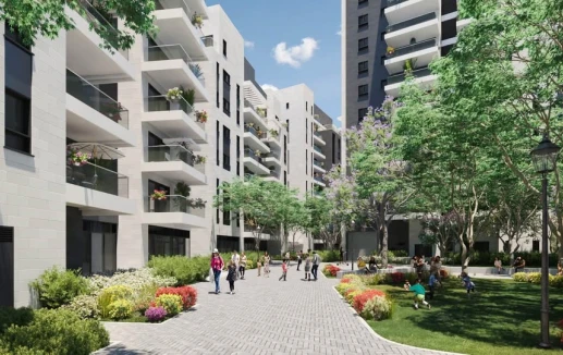 כניסה למתחם, שכונת הגפן