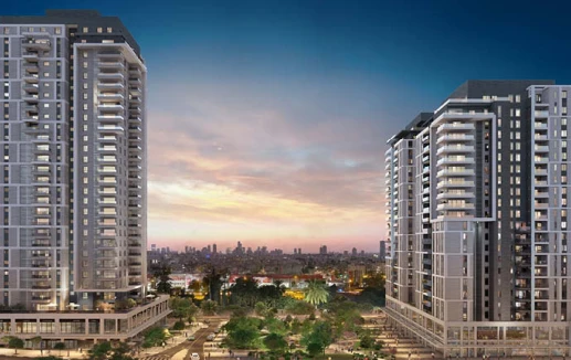 מבט חזיתי, שער העיר, אזורים, גבעת שמואל